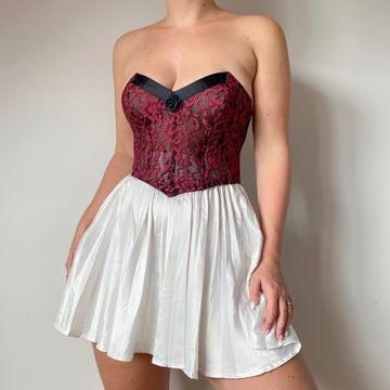 Red Lace Bustier 65B/70A/60C