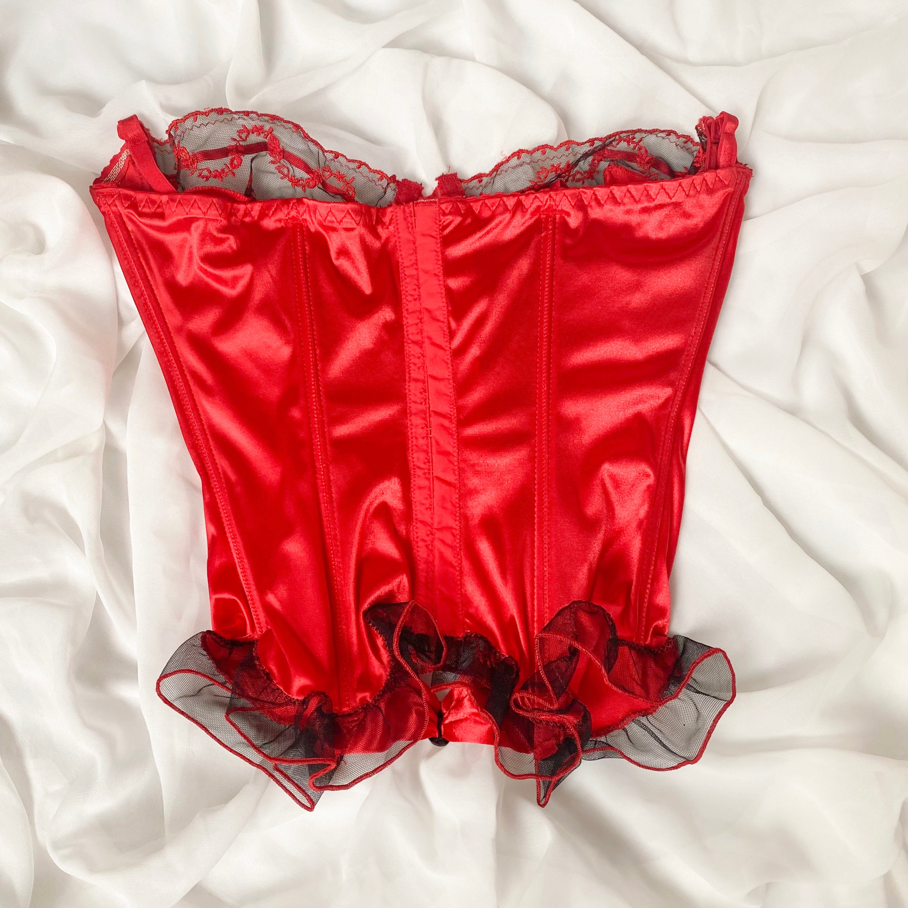 Hot Red Bustier 75B/70C/80A