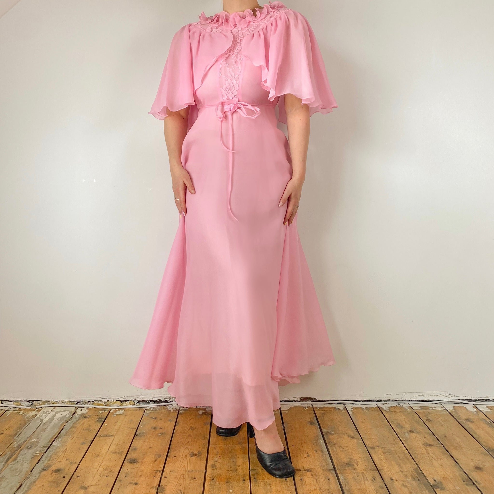 1970s Pink Gown (S)